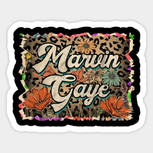 Great Gift Marvin For Name Vintage Styles Christmas 70s 80s 90s Sticker